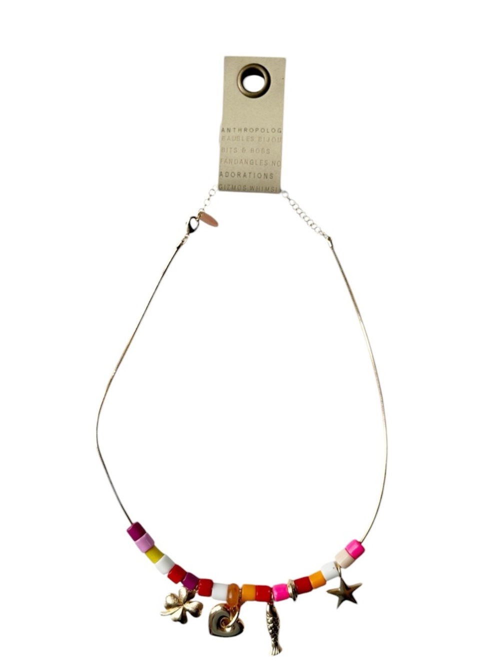 Anthropologie Beaded Charm Necklace | NWT - Picture 3 of 7